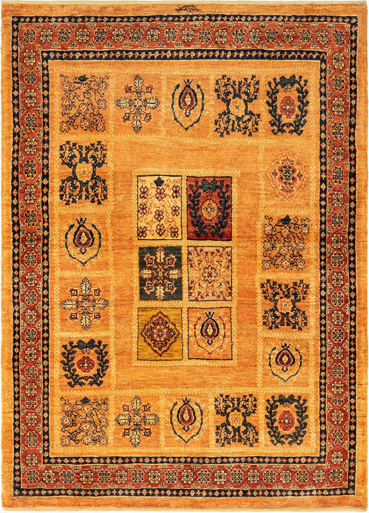  3' 7 x 4' 11 Kashkuli Wool Rug