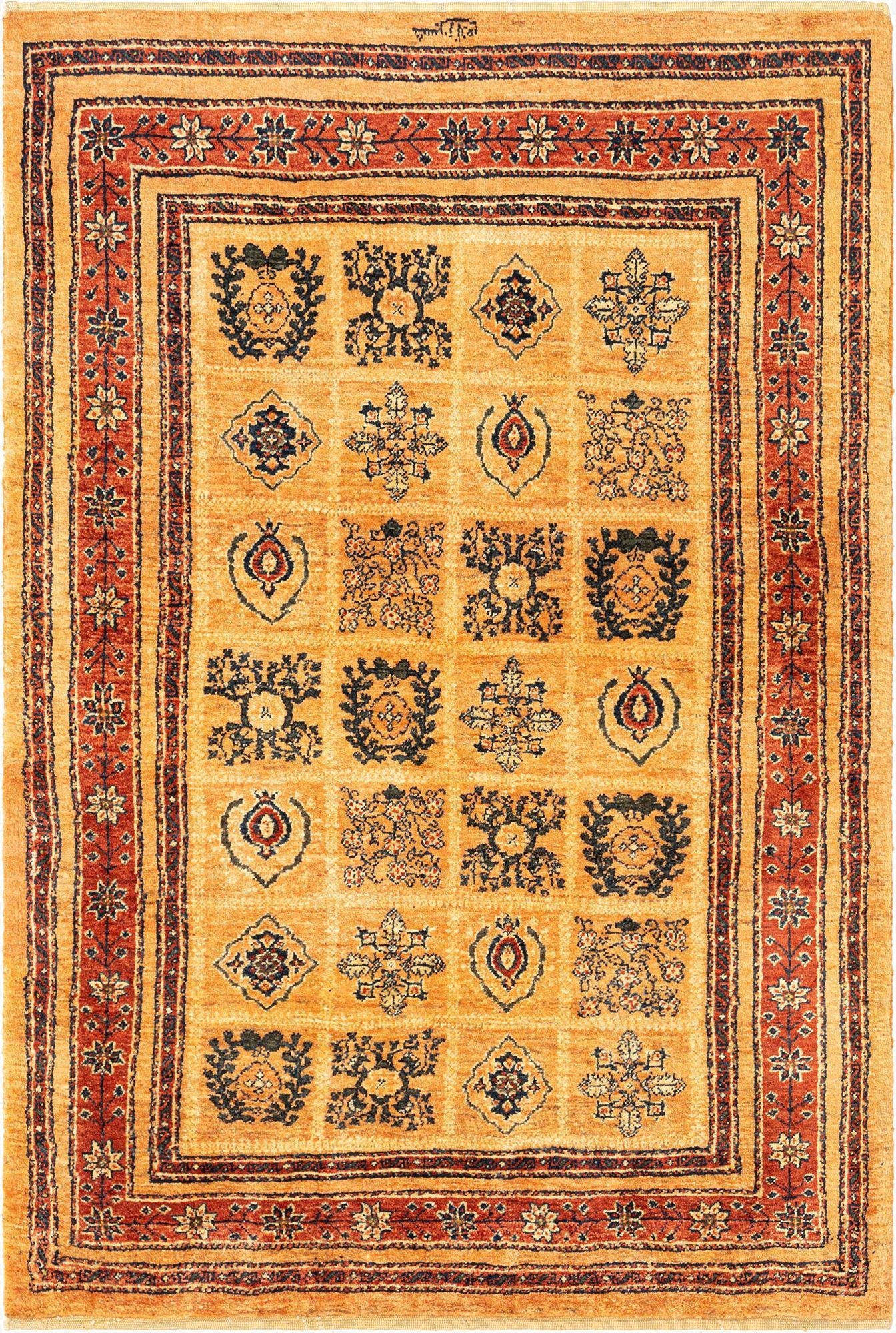  3' 5 x 5' 1 Kashkuli Wool Rug