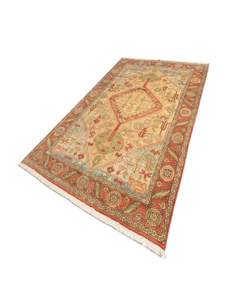 Detail image of  9' 10 x 13' 8 Kashmar Wool Rug