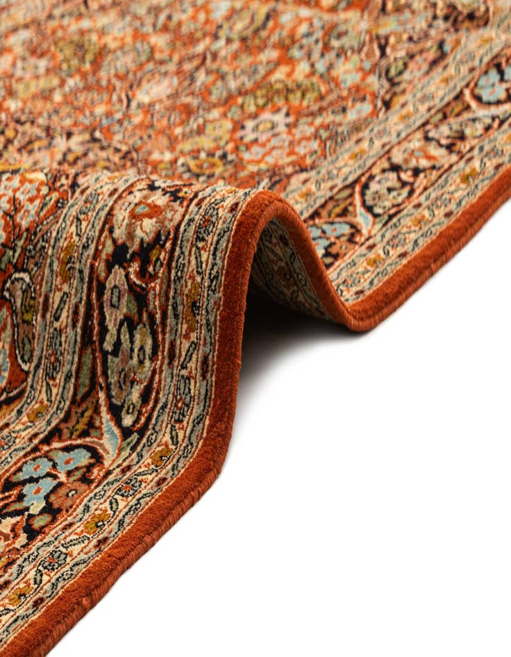 Detail image of  3' 10 x 6'  Hand Knotted Kashmir Oriental Rug