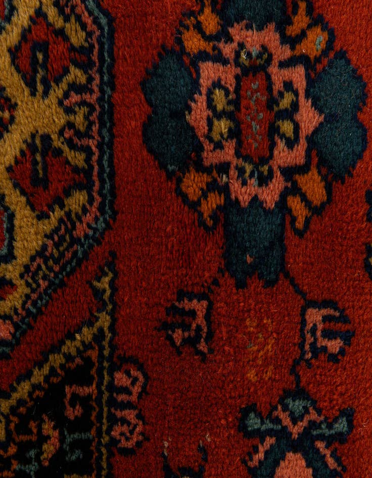 Detail image of  6' 11 x 10' 2  Hand Knotted Kazak Wool Rug