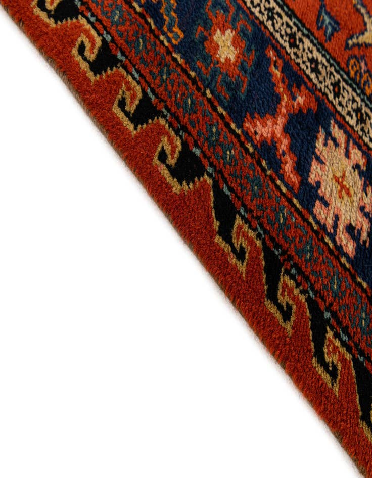 Detail image of  6' 11 x 10' 2  Hand Knotted Kazak Wool Rug