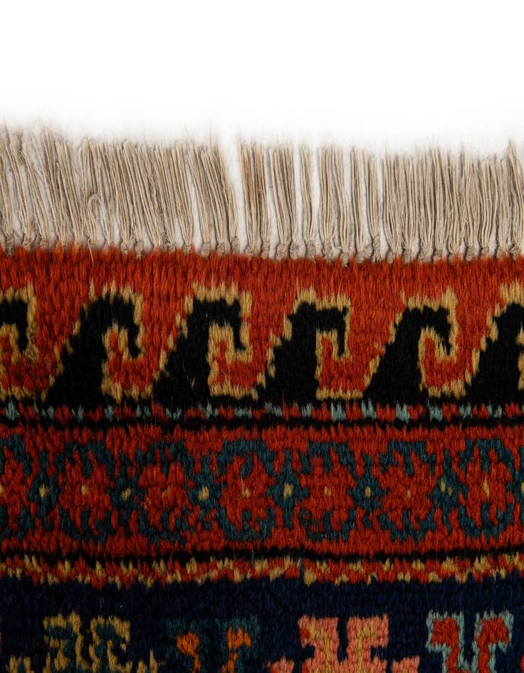 Detail image of  6' 11 x 10' 2  Hand Knotted Kazak Wool Rug