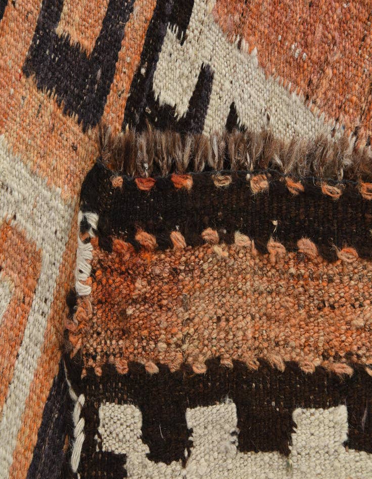 Detail image of  3' 1 x 4' 5  Hand Woven Kilim Fars Wool Rug