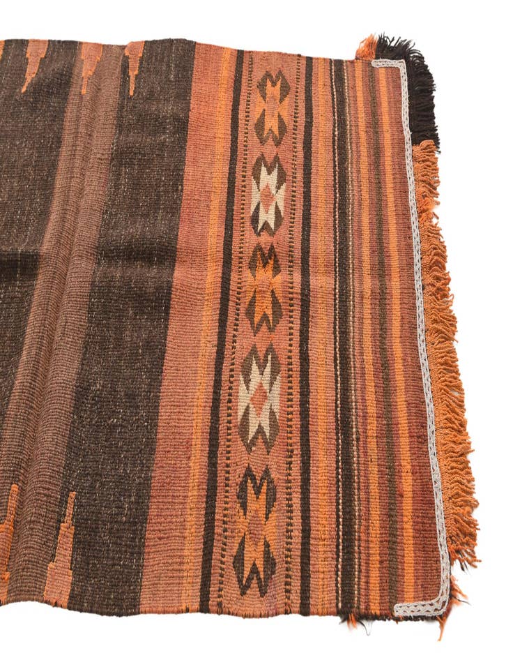 Detail image of  2' 10 x 5' 4  Hand Woven Kilim Fars Wool Rug