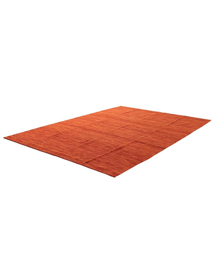 Detail image of  7' x 9' 9  Hand Woven Kilim Modern Wool Rug