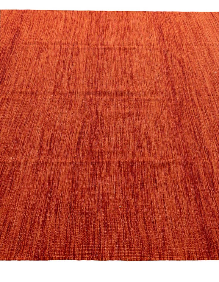 Detail image of  7' x 9' 9  Hand Woven Kilim Modern Wool Rug