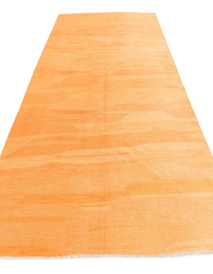 Detail image of  6' 7 x 9' 9  Hand Woven Kilim Modern Wool Rug