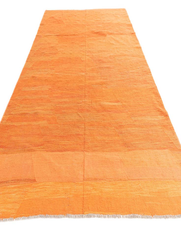 Detail image of  6' 6 x 9' 8  Hand Woven Kilim Modern Wool Rug