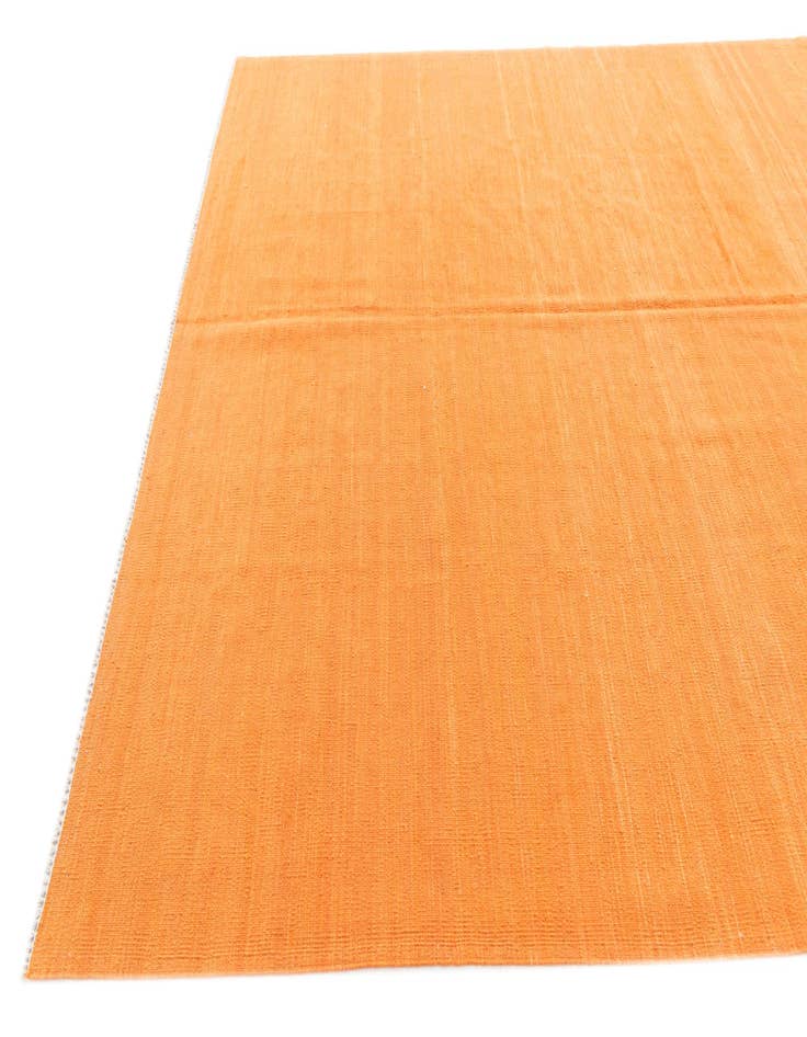 Detail image of  6' 6 x 10'  Hand Woven Kilim Modern Wool Rug