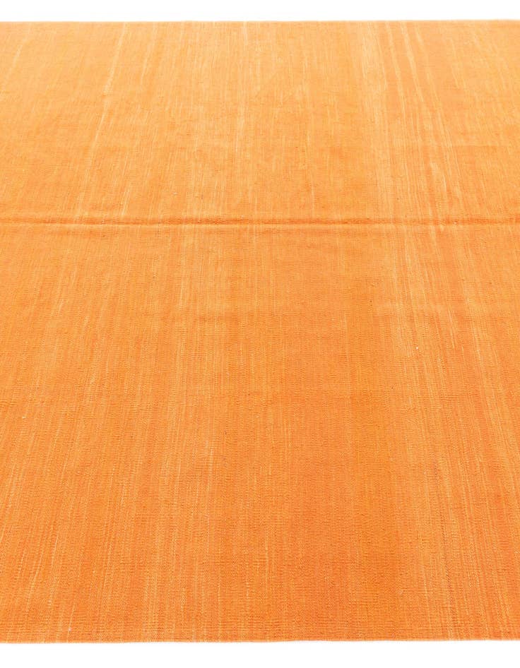 Detail image of  6' 6 x 10'  Hand Woven Kilim Modern Wool Rug