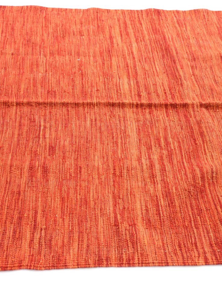 Detail image of  4' 7 x 6' 6  Hand Woven Kilim Modern Wool Rug