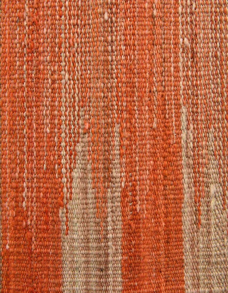 Detail image of  4' 3 x 5' 9  Hand Woven Kilim Modern Wool Rug