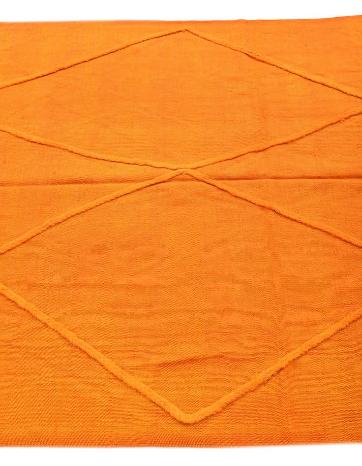 Detail image of  4' 8 x 6' 9  Hand Woven Kilim Modern Wool Rug