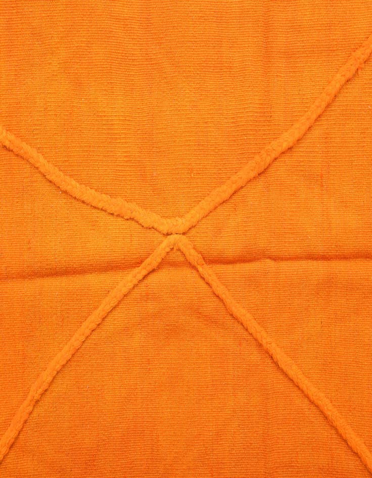 Detail image of  4' 8 x 6' 9  Hand Woven Kilim Modern Wool Rug