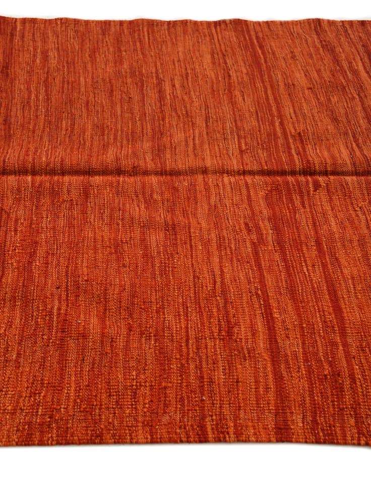 Detail image of  4' 1 x 6'  Hand Woven Kilim Modern Wool Rug