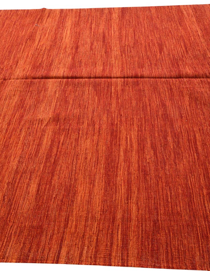 Detail image of  6' 8 x 10'  Hand Woven Kilim Modern Wool Rug