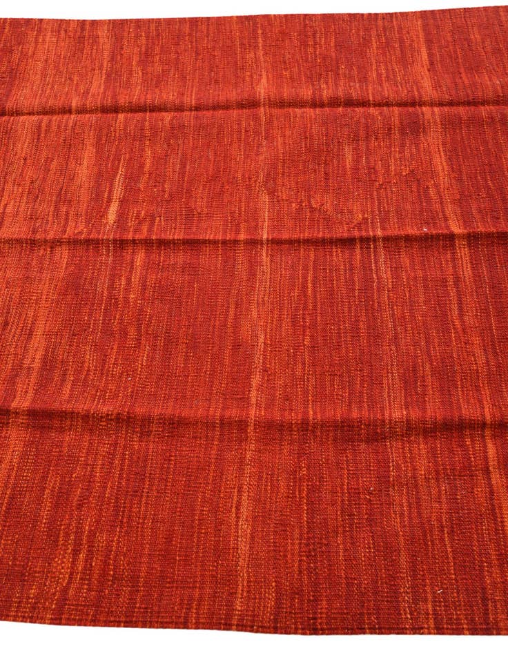 Detail image of  4' 2 x 6'  Hand Woven Kilim Modern Wool Rug