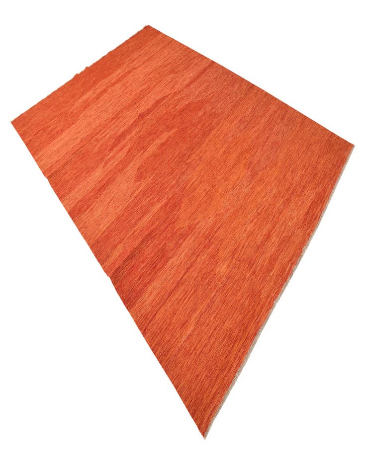 Detail image of  6' 9 x 9' 8  Hand Woven Kilim Modern Wool Rug