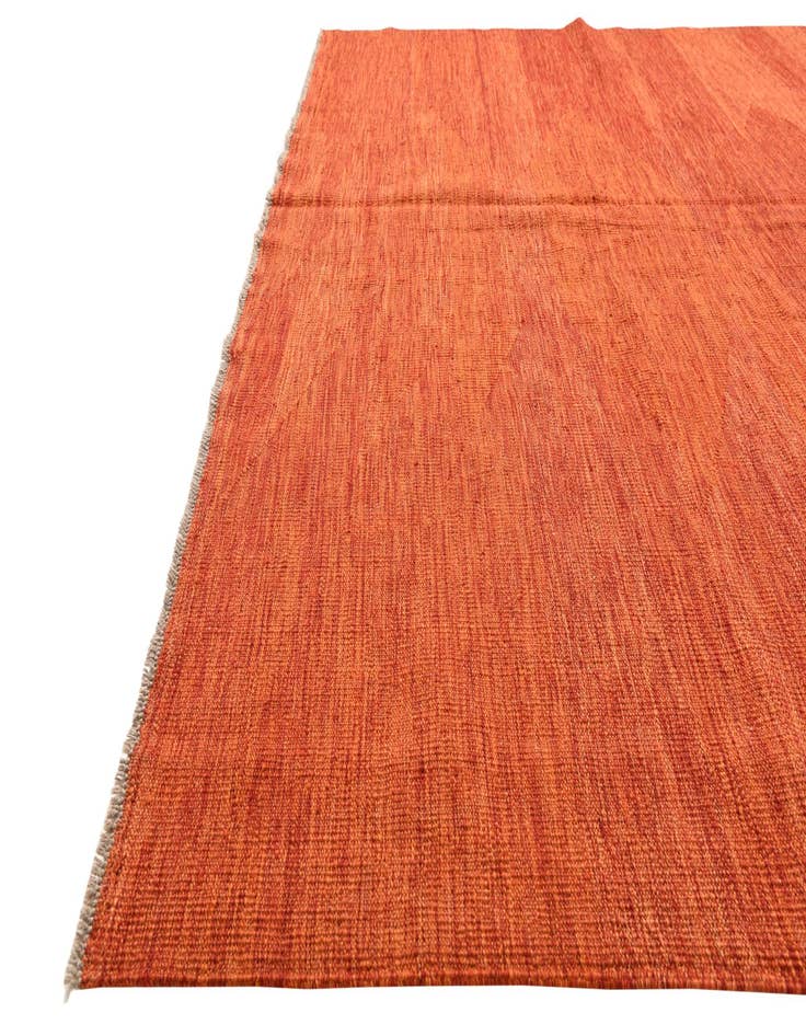 Detail image of  6' 9 x 9' 8  Hand Woven Kilim Modern Wool Rug