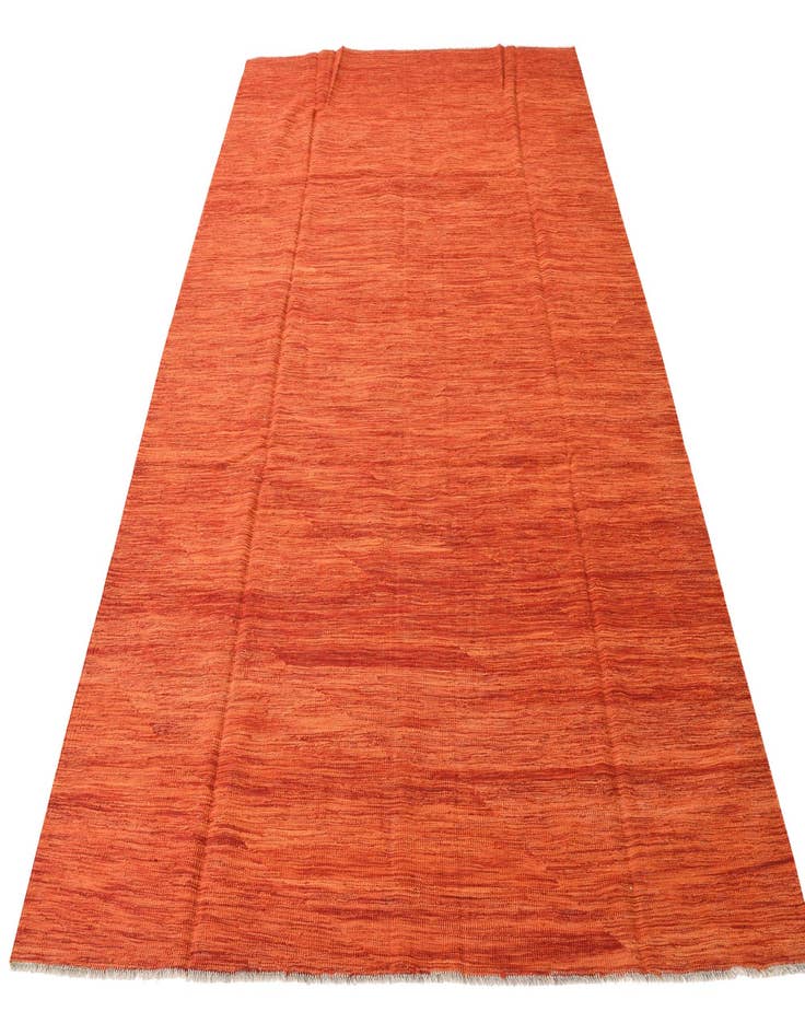 Detail image of  6' 9 x 9' 10  Hand Woven Kilim Modern Wool Rug