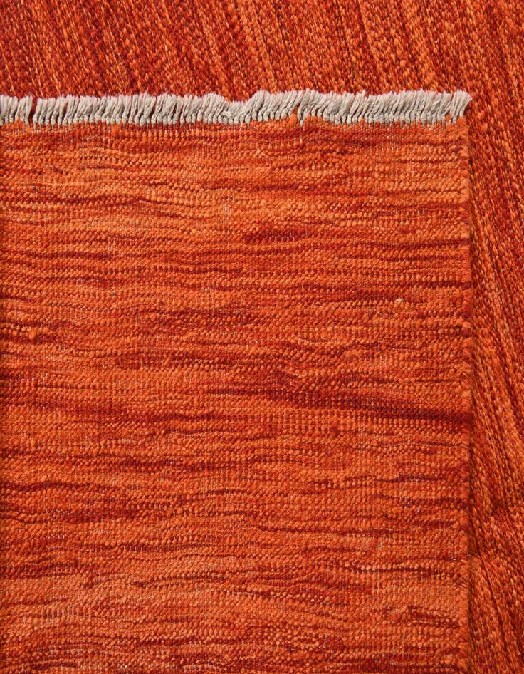 Detail image of  6' 9 x 9' 10  Hand Woven Kilim Modern Wool Rug