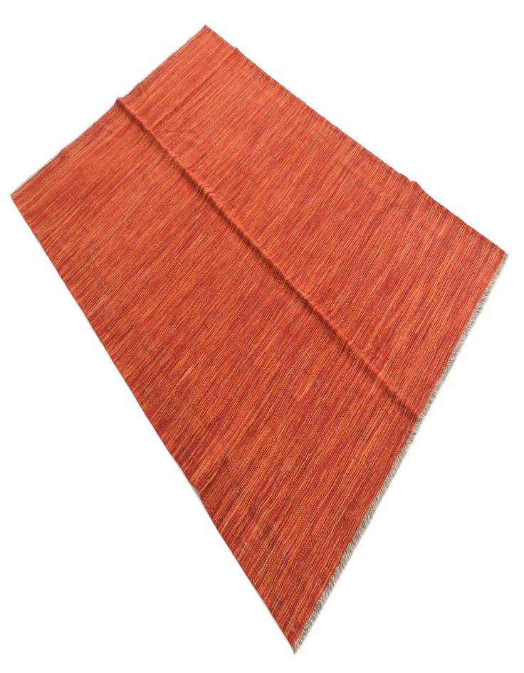 Detail image of  4' x 6' 2  Hand Woven Kilim Modern Wool Rug