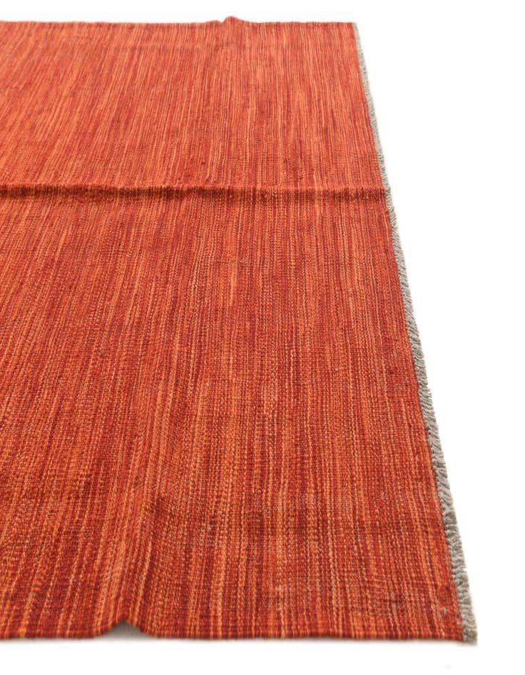 Detail image of  4' x 6' 2  Hand Woven Kilim Modern Wool Rug