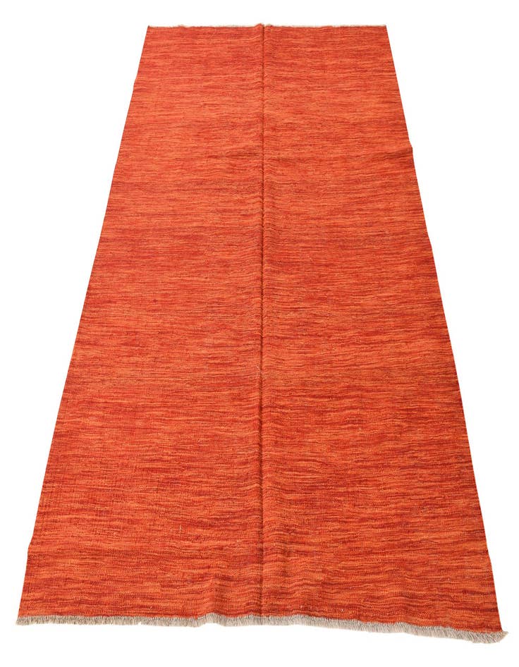 Detail image of  5' 1 x 6' 7  Hand Woven Kilim Modern Wool Rug