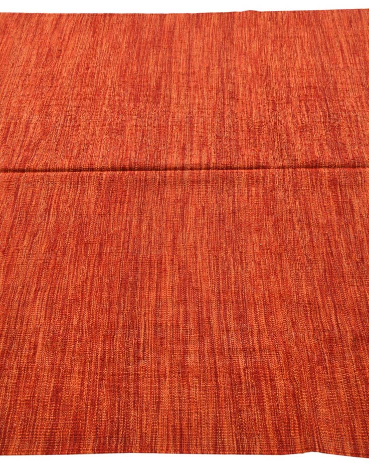 Detail image of  5' 1 x 6' 7  Hand Woven Kilim Modern Wool Rug