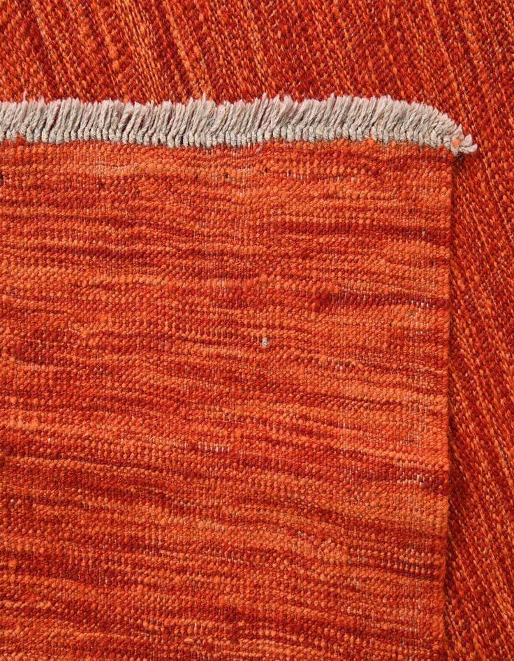 Detail image of  5' 1 x 6' 7  Hand Woven Kilim Modern Wool Rug