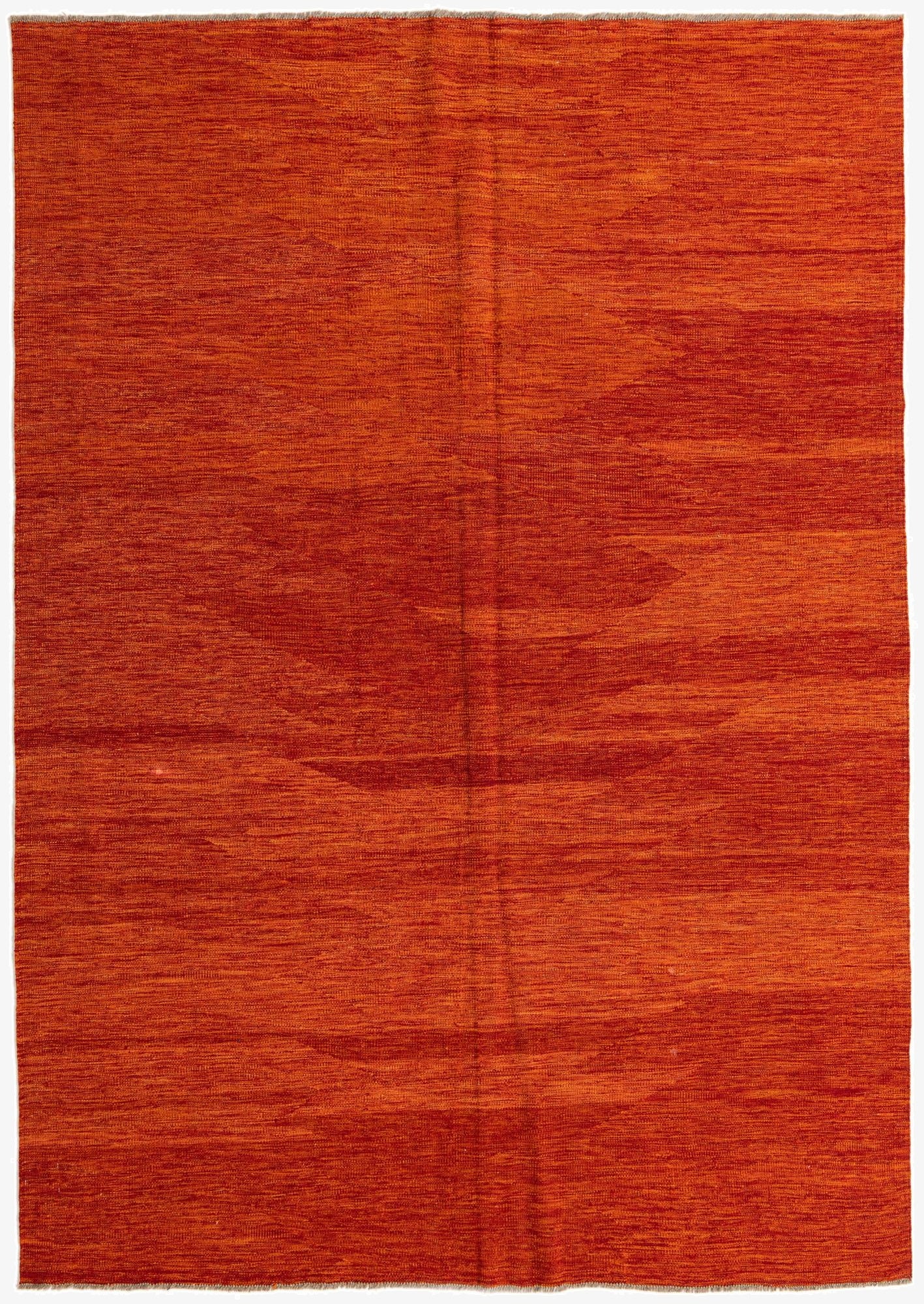  6' 9 x 9' 8  Hand Woven Kilim Modern Wool Rug