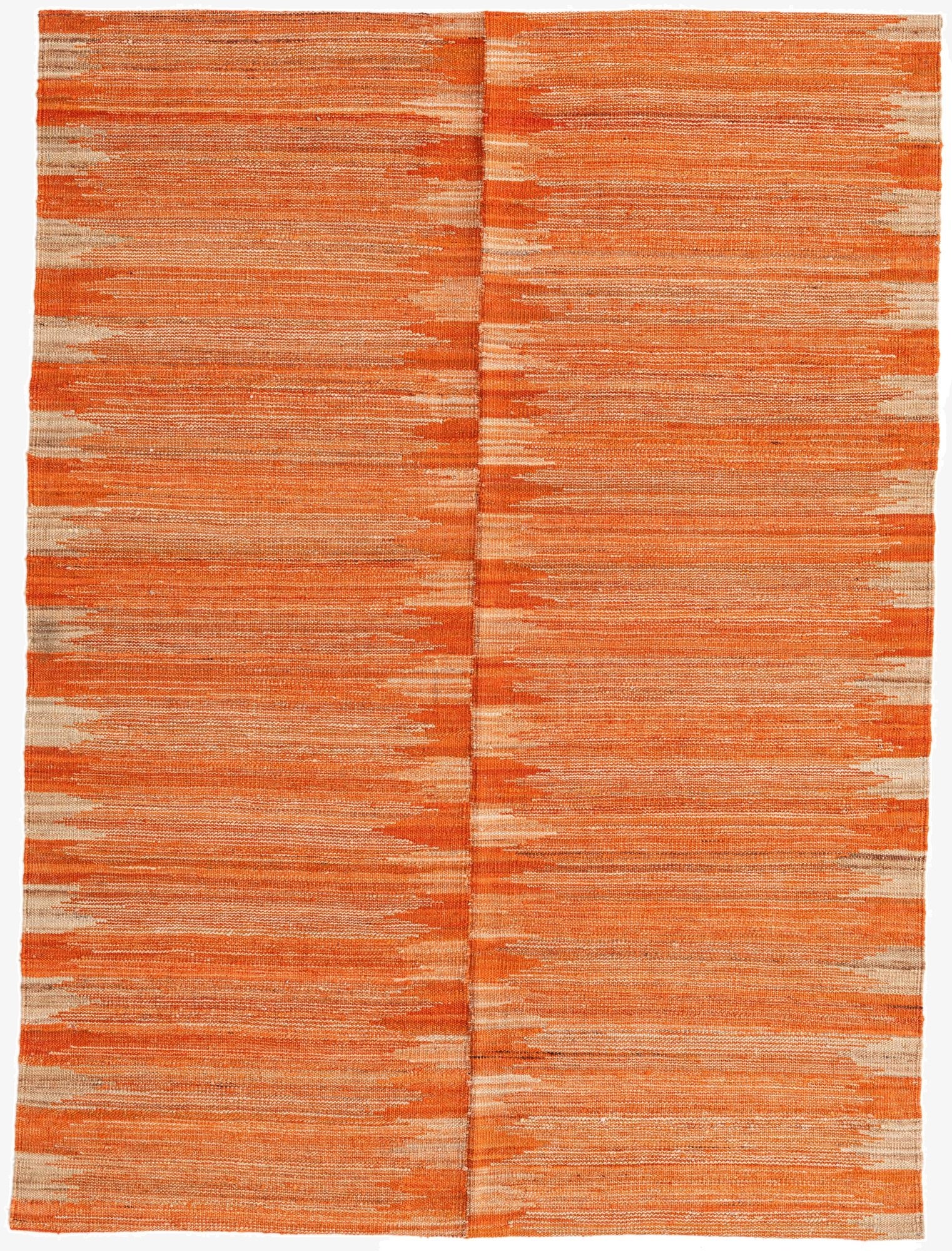  4' 3 x 5' 9  Hand Woven Kilim Modern Wool Rug