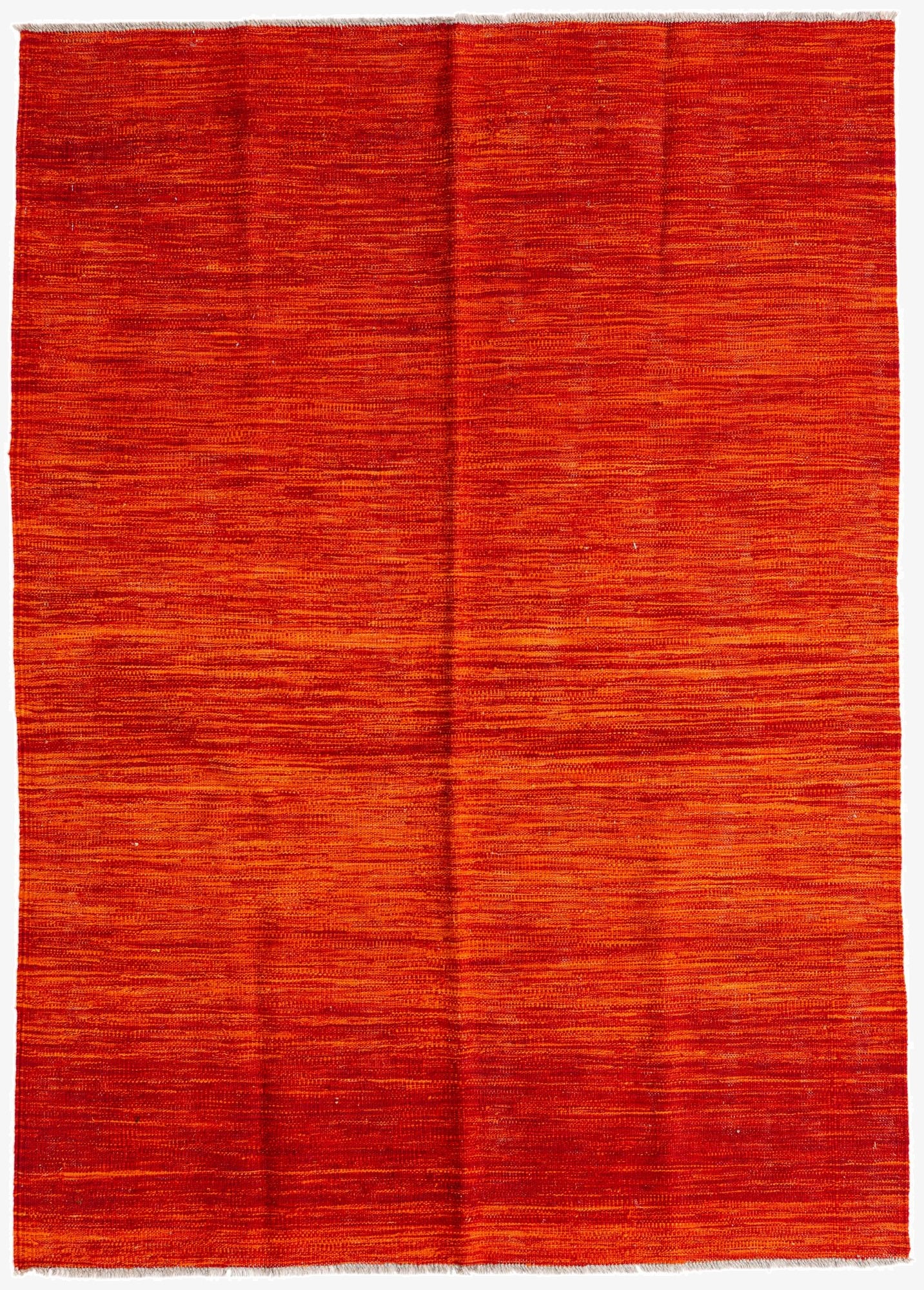  4' 7 x 6' 6  Hand Woven Kilim Modern Wool Rug