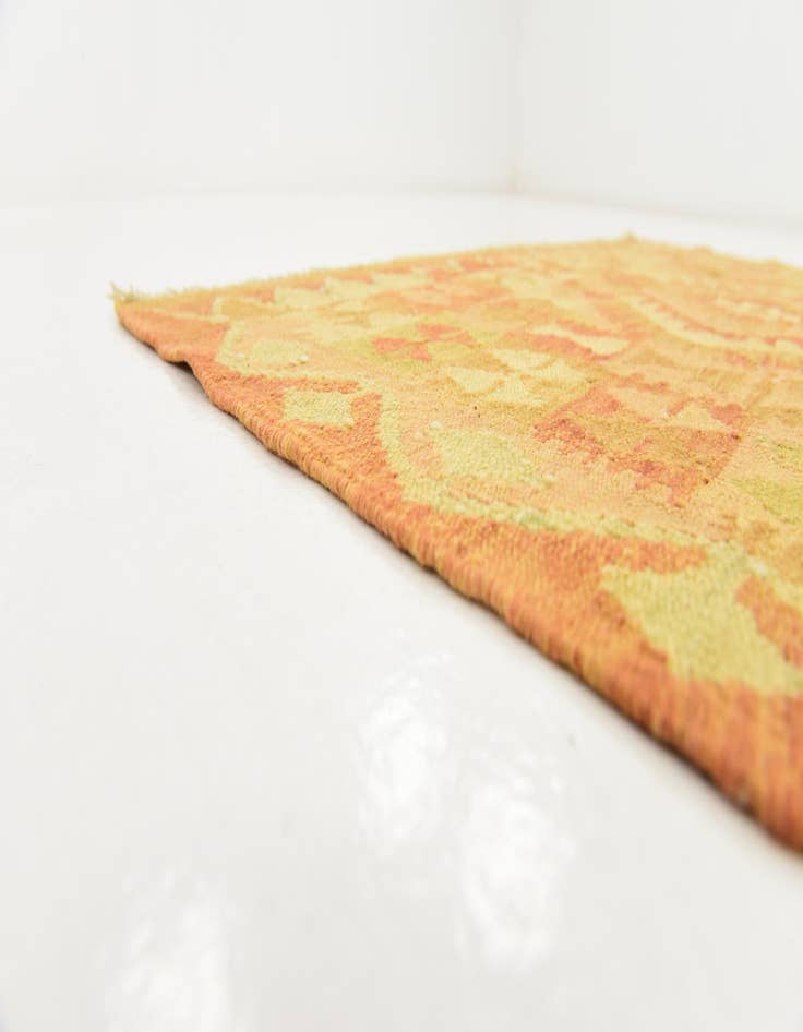 Detail image of  3' 3 x 5'  Hand Woven Kilim Waziri Wool Rug