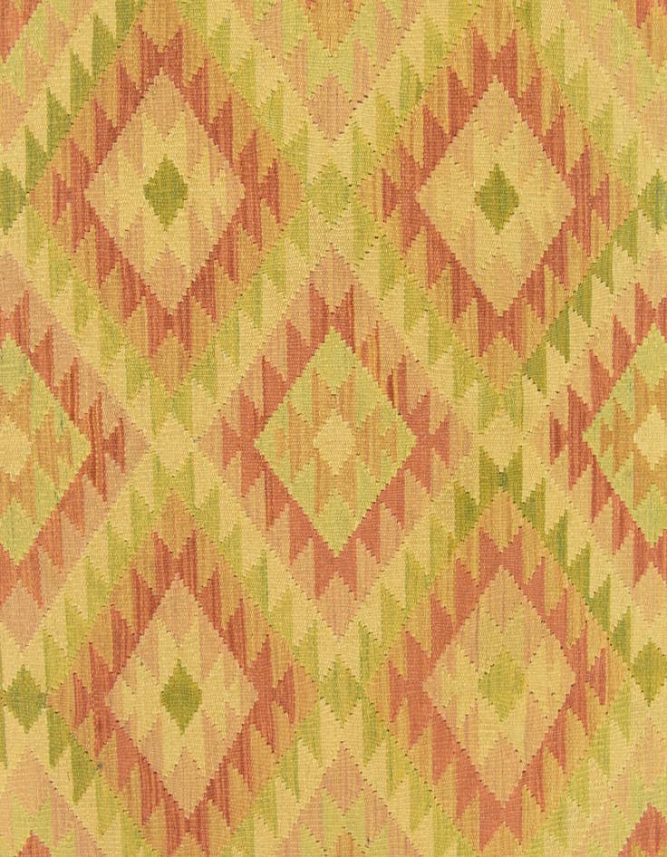 Detail image of  4' 10 x 6' 8  Hand Woven Kilim Waziri Wool Rug