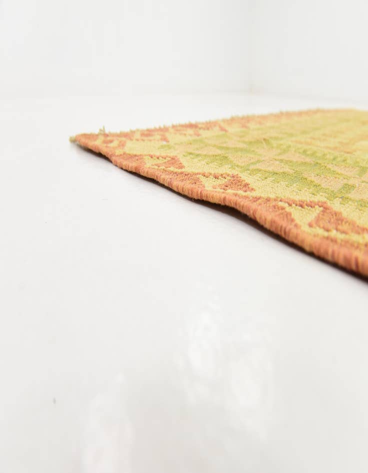 Detail image of  4' 10 x 6' 8  Hand Woven Kilim Waziri Wool Rug