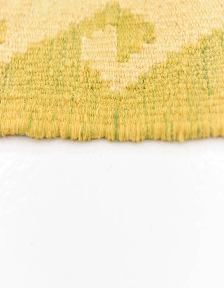 Detail image of  4' 9 x 6' 5  Hand Woven Kilim Waziri Wool Rug