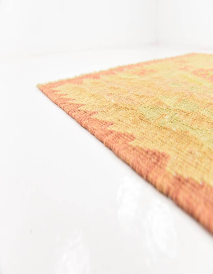 Detail image of  4' 9 x 6' 5  Hand Woven Kilim Waziri Wool Rug