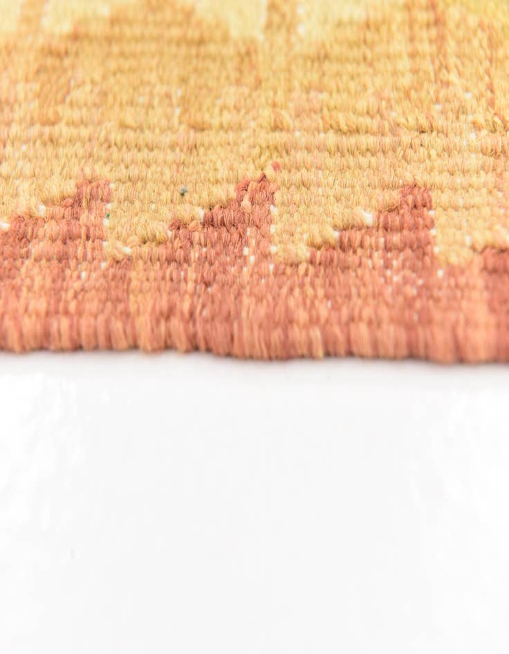 Detail image of  4' 9 x 6' 5  Hand Woven Kilim Waziri Wool Rug