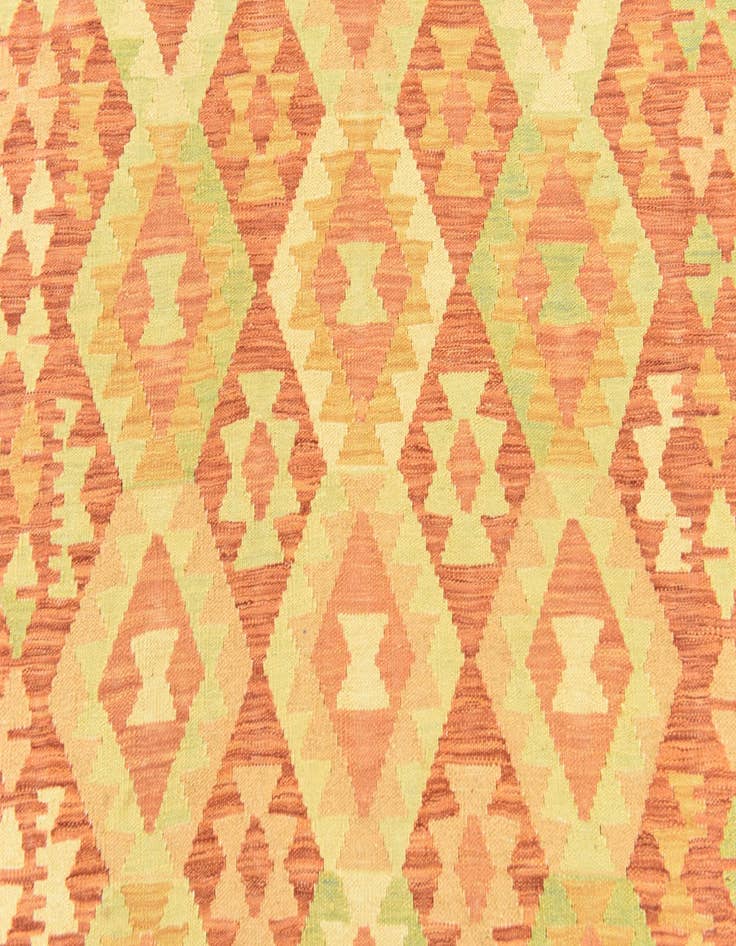 Detail image of  3' 9 x 6' 6  Hand Woven Kilim Waziri Wool Rug