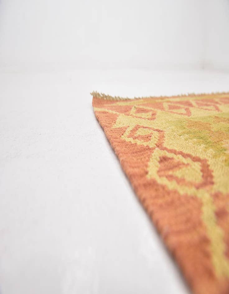 Detail image of  2' 8 x 4'  Hand Woven Kilim Waziri Wool Rug