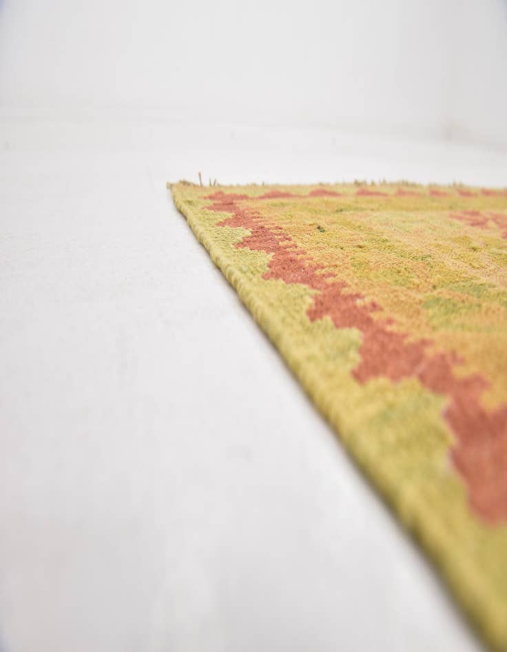 Detail image of  2' 6 x 4'  Hand Woven Kilim Waziri Wool Rug