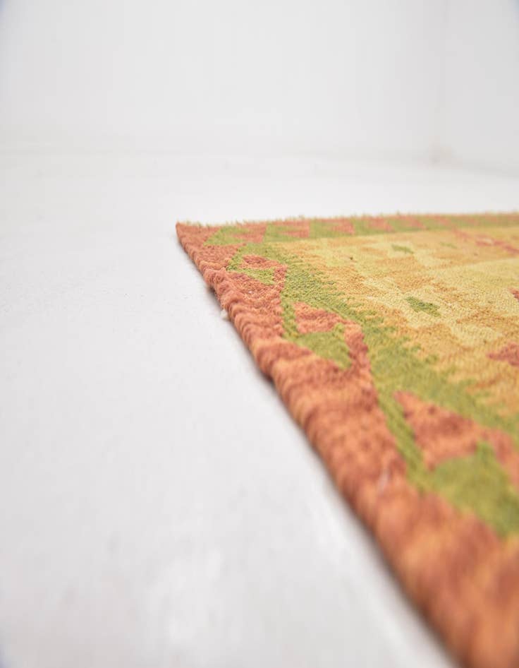 Detail image of  2' 7 x 4'  Hand Woven Kilim Waziri Wool Rug