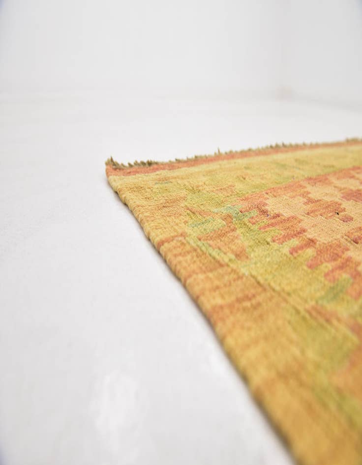 Detail image of  2' 6 x 4' 3  Hand Woven Kilim Waziri Wool Rug