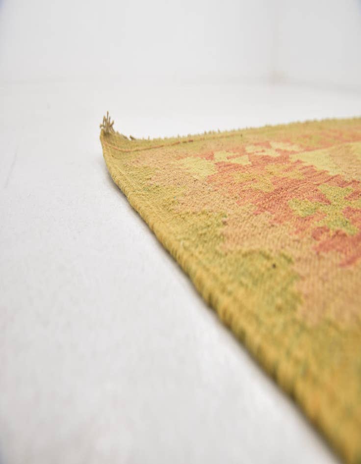 Detail image of  3' x 4' 9  Hand Woven Kilim Waziri Wool Rug