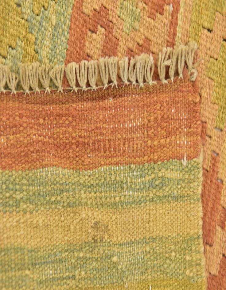 Detail image of  3' x 5'  Hand Woven Kilim Waziri Wool Rug