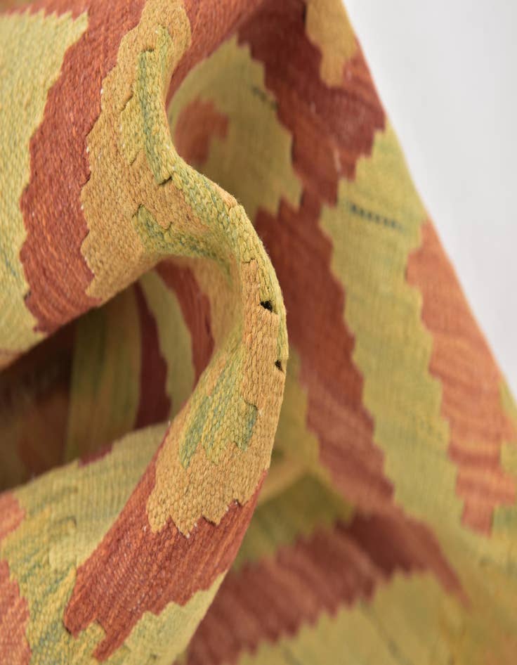 Detail image of  2' 9 x 4' 2  Hand Woven Kilim Waziri Wool Rug