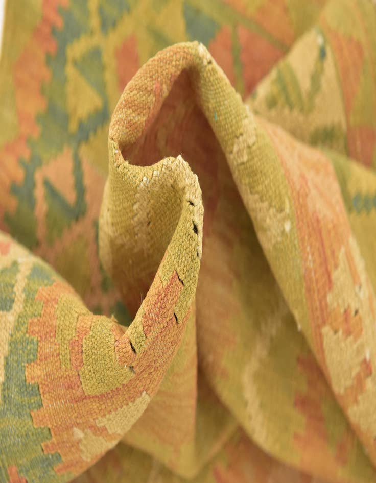 Detail image of  3' x 5'  Hand Woven Kilim Waziri Wool Rug