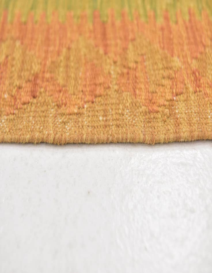 Detail image of  3' x 5'  Hand Woven Kilim Waziri Wool Rug